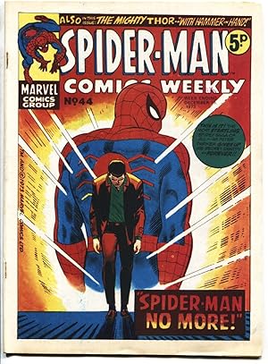 SPIDER-MAN COMICS WEEKLY #44 1973-Amazing Spider-Man #50-RARE UK edition