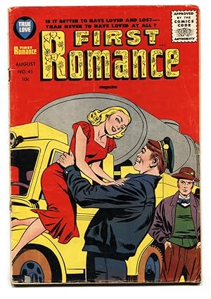 FIRST ROMANCE #41 comic book-1956-JACK KIRBY COVER ART-BOB POWELL STORY-HARVEY-VG-