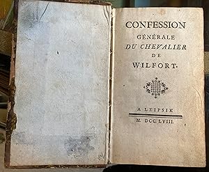 Image du vendeur pour Confession Gnrale du Chevalier de Wilfort mis en vente par The Paper Hound Bookshop