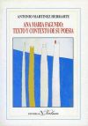 Seller image for Ana Mara Fagundo : texto y contexto de su poesa for sale by AG Library