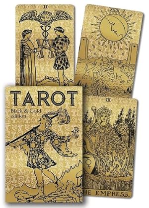 Seller image for Tarot Black & Gold Edition by Waite, Arthur Edward, Smith, Pamela Colman [Cards ] for sale by booksXpress