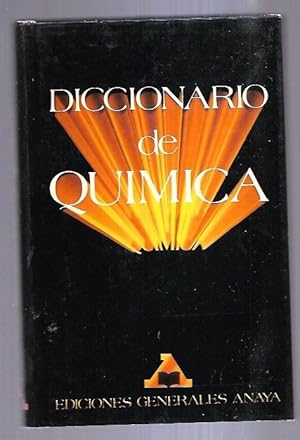 Bild des Verkufers fr DICCIONARIO DE QUIMICA zum Verkauf von Desvn del Libro / Desvan del Libro, SL