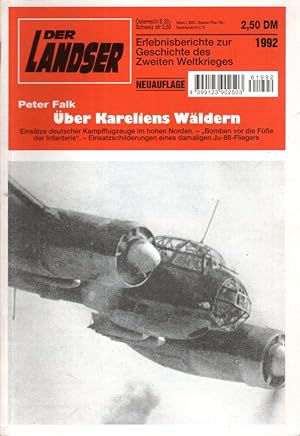 Bild des Verkufers fr ber Kareliens Wldern. Einstze deutscher Kampfflugzeuge im hohen Norden. Neuauflage. zum Verkauf von Antiquariat Jterbook, Inh. H. Schulze