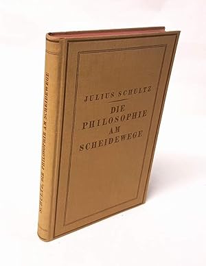 Immagine del venditore per Die Philosophie am Scheidewege. Die Antinomie im Werten und Denken. venduto da Antiquariat Dennis R. Plummer