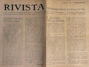 Rivista. Settimanale d'arte, di scienza e di vita. No. 1 (6 Aprile 1913) through 6 (11 Maggio 1913)