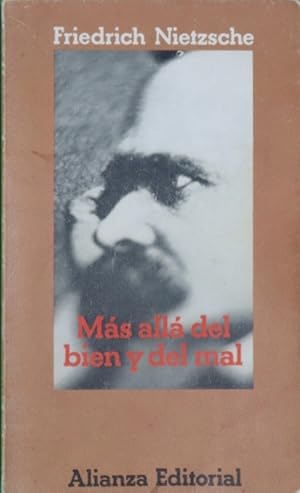 Imagen del vendedor de Ms all del bien y del mal preludio de una filosofa del futuro a la venta por Librera Alonso Quijano