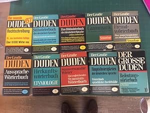 Der große Duden in zehn Bänden: 1. Die deutsche Rechtschreibung (1967) - 2. Stilwörterbuch der de...