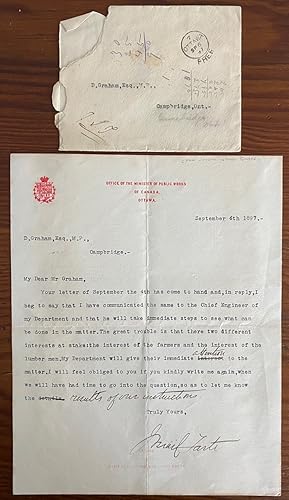 Imagen del vendedor de Israel Tarte typed letter signed a la venta por Lord Durham Rare Books (IOBA)