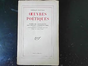 Bild des Verkufers fr Germain Nouveau. Oeuvres potiques : . I. Premiers vers. zum Verkauf von JLG_livres anciens et modernes