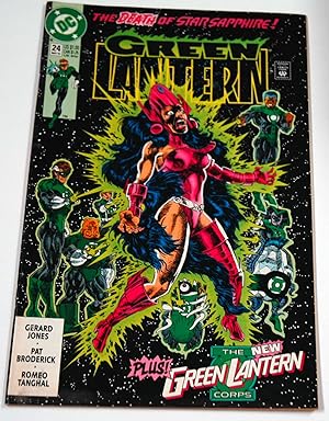 Bild des Verkufers fr Green Lantern : The Death of Star Sapphire - Issue Number 24 - May 1992 zum Verkauf von Preferred Books