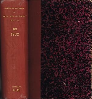 Proceedings of the American Academy of Arts and Sciences Vol. LXVIII - From May 1932, to May 1933