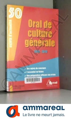 Bild des Verkufers fr Oral de culture gnrale : 50 sujets d'actualit zum Verkauf von Ammareal