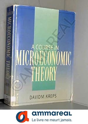 Imagen del vendedor de A Course in Microeconomic Theory a la venta por Ammareal