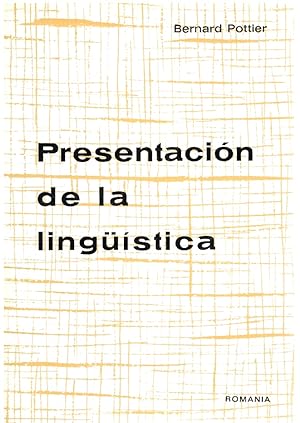 Seller image for Presentacin de la lingstica. Fundamentos de una teora for sale by Librera Dilogo