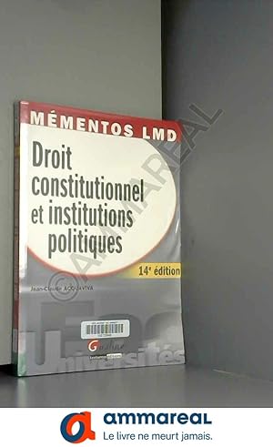 Bild des Verkufers fr Droit constitutionnel et institutions politiques zum Verkauf von Ammareal