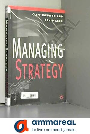 Imagen del vendedor de Managing Strategy a la venta por Ammareal