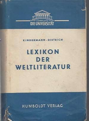 Seller image for LEXIKON DER WELTLITERATUR / LEXICON OF WORLD LITERATURE for sale by ART...on paper - 20th Century Art Books