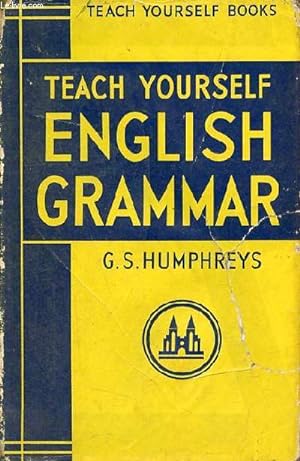 Bild des Verkufers fr Teach yourself english grammar. zum Verkauf von Le-Livre