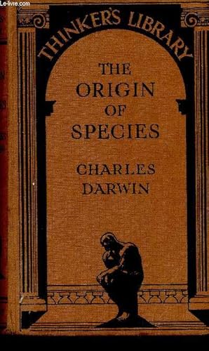 Imagen del vendedor de The origin of species by means of natural selection (Collection "Thinker's library", n8). 6th edition a la venta por Le-Livre