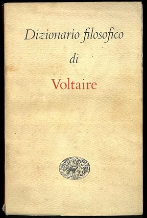 Dizionario filosofico.