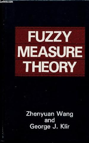 Bild des Verkufers fr Fuzzy Measure theory zum Verkauf von Le-Livre