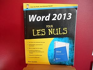 Word 2013 pour les nuls
