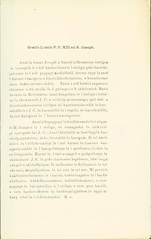 The Universal Papal Hymn. Uataskitg kunku nunin Pope (Numipu or Nez-Perces version) (broadside)