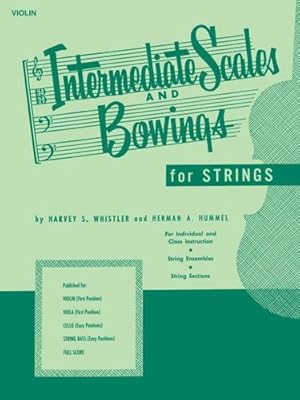 Seller image for Intermediate Scales And Bowings - Violin First Position by Rubank Publications [Paperback ] for sale by booksXpress