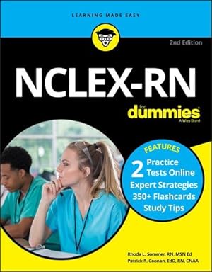 Imagen del vendedor de NCLEX-RN For Dummies by Coonan, Patrick R., Sommer, Rhoda [Paperback ] a la venta por booksXpress