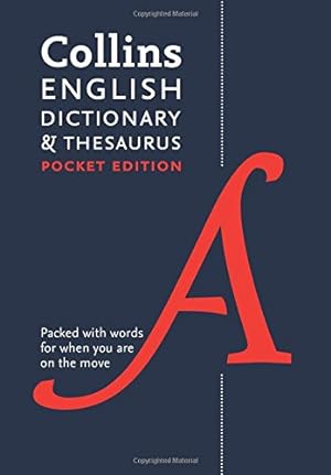 Immagine del venditore per Collins English Dictionary and Thesaurus: Pocket edition by Collins Dictionaries [Paperback ] venduto da booksXpress
