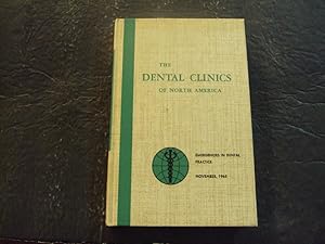 The Dental Clinics Of North America hc Nov 1965 Frank W McCarthy