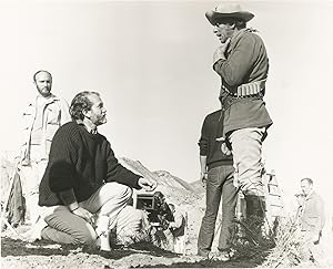 Bild des Verkufers fr Valdez Is Coming (Original photograph of Edwin Sherin and Burt Lancaster from the set of the 1971 film) zum Verkauf von Royal Books, Inc., ABAA