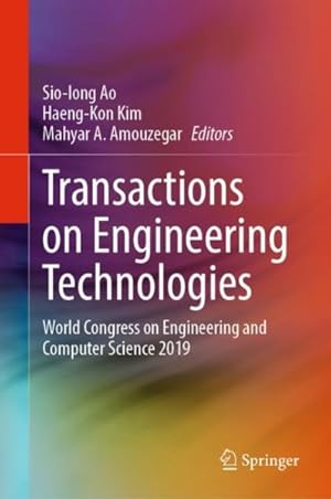 Immagine del venditore per Transactions on Engineering Technologies : World Congress on Engineering and Computer Science 2019 venduto da GreatBookPricesUK