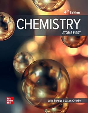 Image du vendeur pour Loose Leaf for Chemistry: Atoms First by Burdge, Julia, Overby, Jason [Loose Leaf ] mis en vente par booksXpress