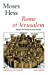 Bild des Verkufers fr Rome et Jerusalem [FRENCH LANGUAGE - Soft Cover ] zum Verkauf von booksXpress