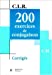 Immagine del venditore per 200 exercices de conjugaison cm - corriges [FRENCH LANGUAGE - Soft Cover ] venduto da booksXpress