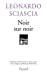 Seller image for Noir sur noir (French Edition) [FRENCH LANGUAGE - Soft Cover ] for sale by booksXpress