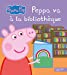 Image du vendeur pour Peppa Pig: Peppa va a la bibliotheque [FRENCH LANGUAGE - Hardcover ] mis en vente par booksXpress