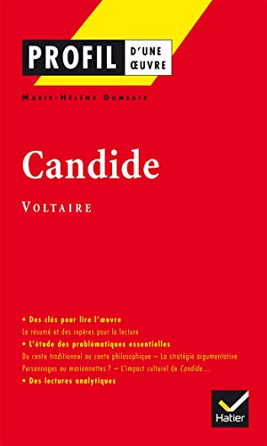 Image du vendeur pour Profil d'une oeuvre : Candide ou l'optimisme [FRENCH LANGUAGE - Soft Cover ] mis en vente par booksXpress