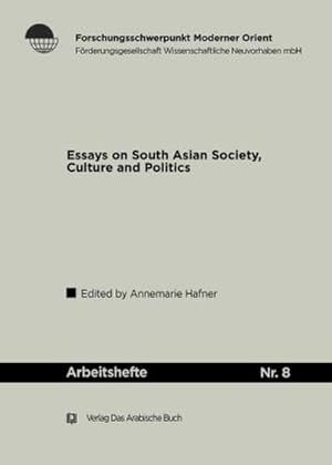 Bild des Verkufers fr Essays on South Asian Society, Culture and Politics (I) zum Verkauf von Smartbuy