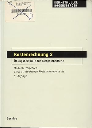 Seller image for Kostenrechnung 2 bungsbeispiele fr Fortgeschrittene for sale by avelibro OHG