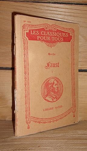 Seller image for FAUST - Der Tragedie Erster Teil - Tome I for sale by Planet's books