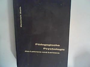Bild des Verkufers fr Pdagogische Psychologie des Lehrens und Lernens zum Verkauf von ANTIQUARIAT FRDEBUCH Inh.Michael Simon