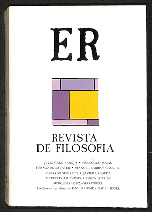 Imagen del vendedor de Revista de filosofia a la venta por Els llibres de la Vallrovira