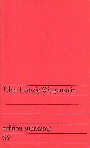 Imagen del vendedor de ber Ludwig Wittgenstein. Edition Suhrkamp 252. a la venta por Fundus-Online GbR Borkert Schwarz Zerfa