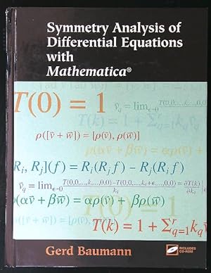 Bild des Verkufers fr Symmetry Analysis of Differential Equations with Mathematica / no CD-rom zum Verkauf von Librodifaccia