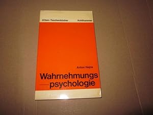 Seller image for Wahrnehmungspsychologie : Psychophysik u. Wahrnehmensforschung. Urban-Taschenbcher ; Bd. 157 : Reihe 80 for sale by Versandantiquariat Schfer