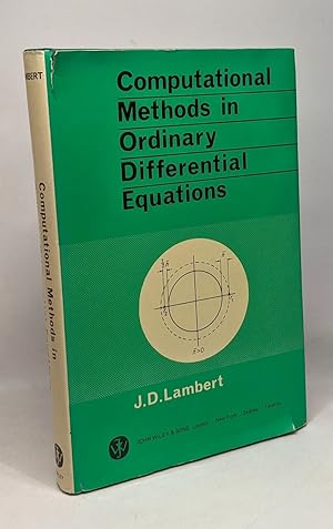 Computational Methods in Ordinary Differential Equations