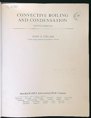 Immagine del venditore per Convective Boiling and Condensation venduto da Librodifaccia