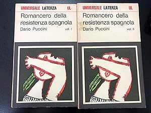 Bild des Verkufers fr Puccini Dario. Romancero della resistenza spagnola. Laterza 1970. 2 voll. zum Verkauf von Amarcord libri